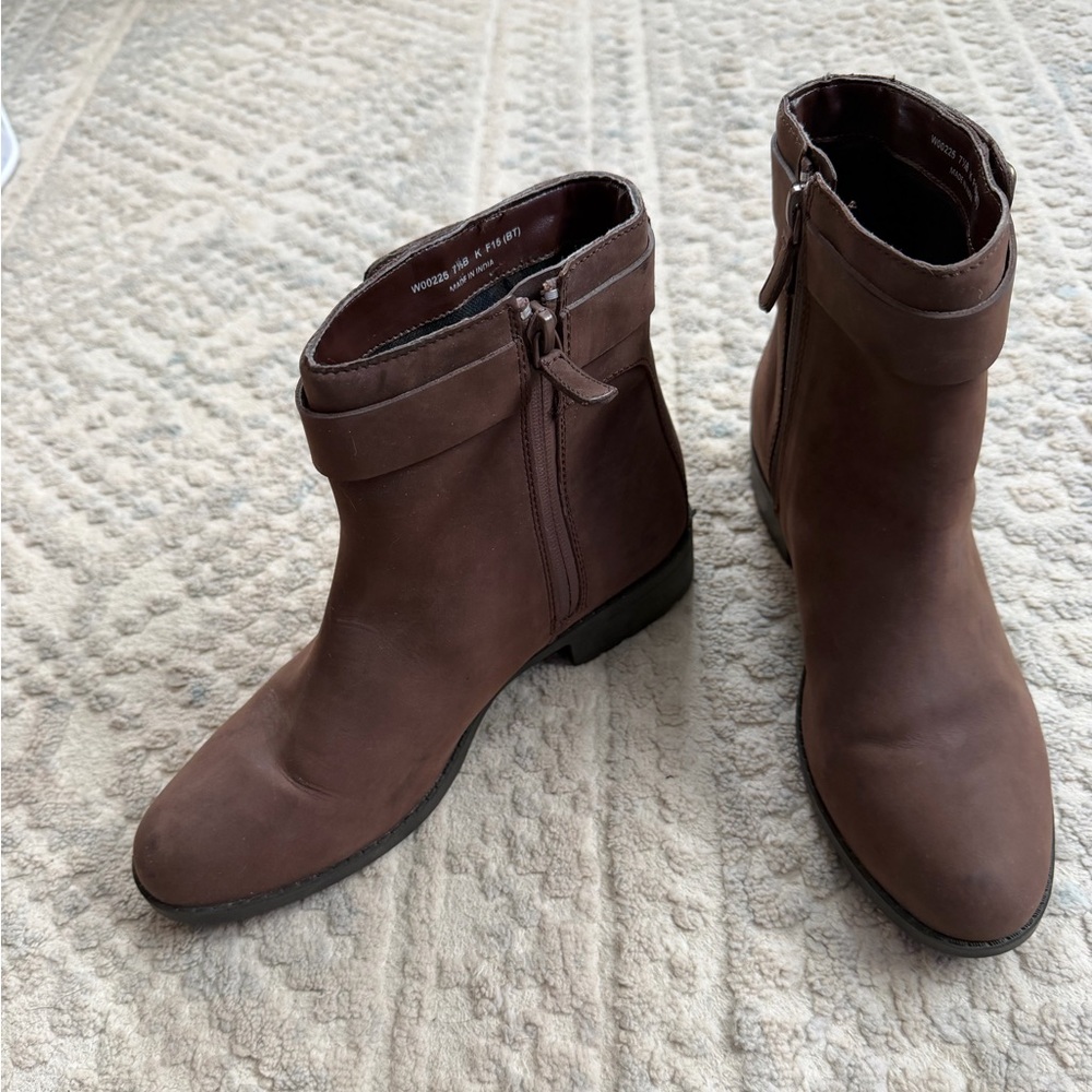 Cole Haan Dark Brown Ankle Booties
